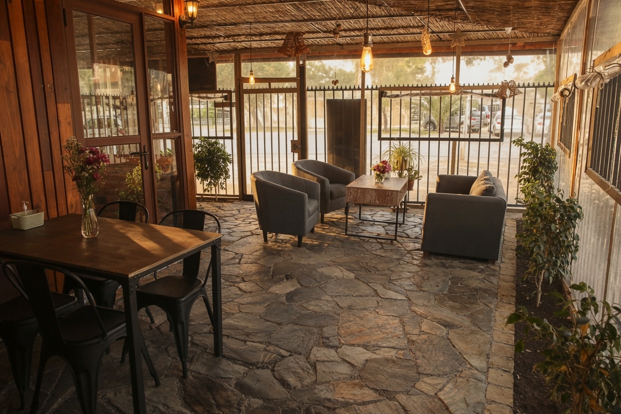 Interior acogedor de Cafetería Fagani en Peñalolén